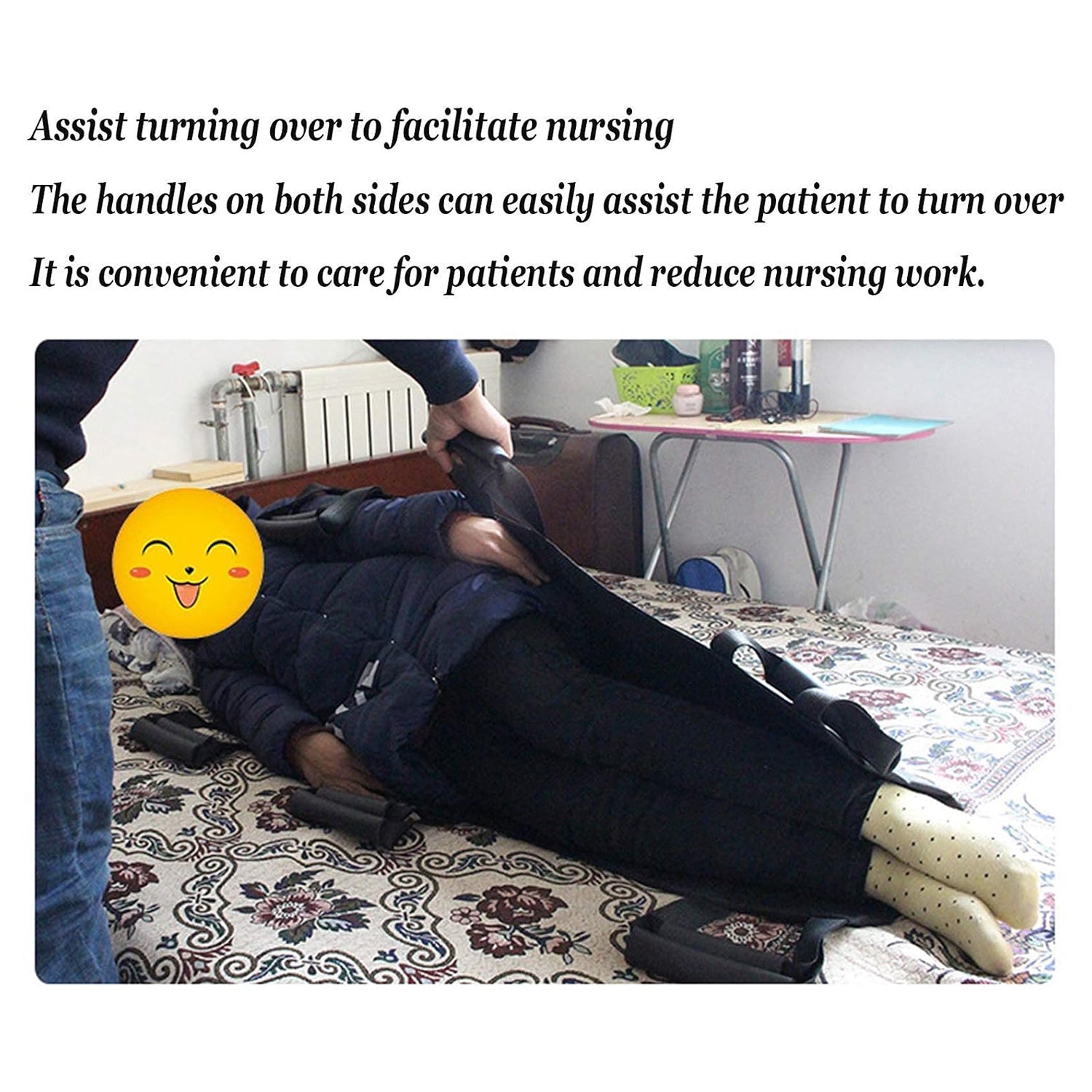 Patient Transfer Pad | Lifting Strap with Handles for Safe Patient Transfer-KYAMSTORE