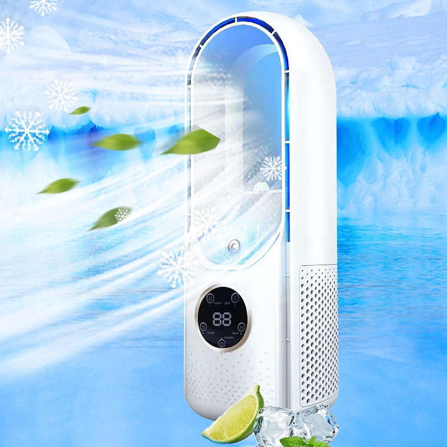 Portable Cooling Fan with USB, 6 Speed Gears-KYAMSTORE