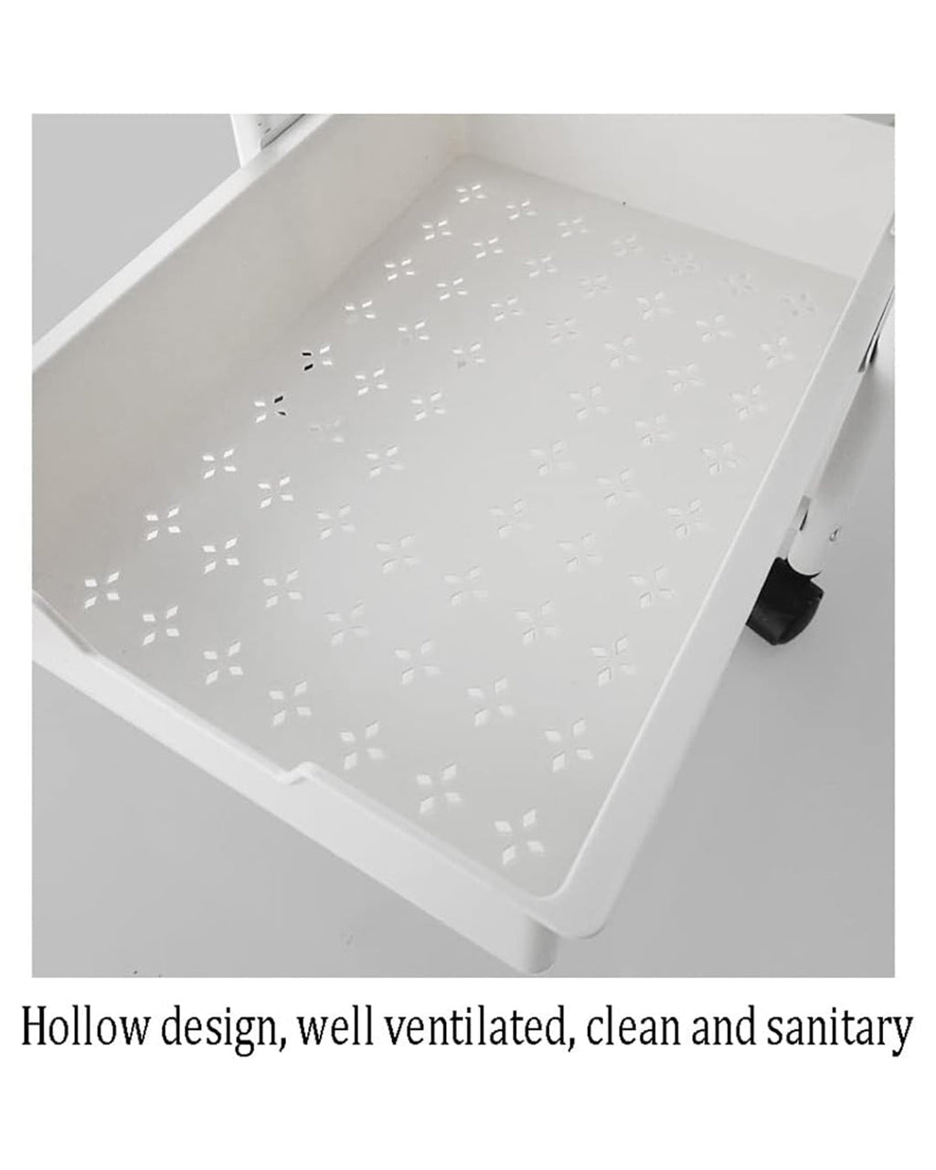 4 Slim Shelves Kitchen trolley-KYAMSTORE