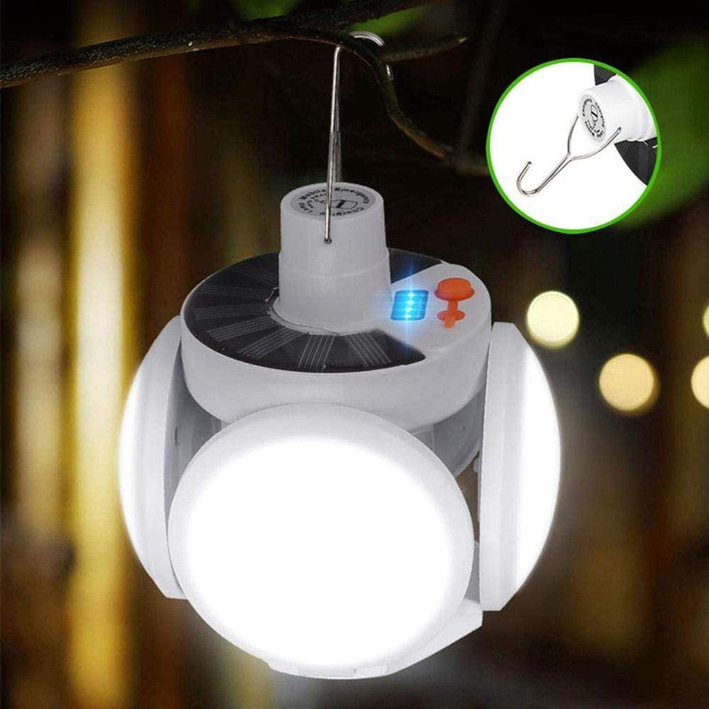 Rechargeable Solar LED Camping Lantern-KYAMSTORE