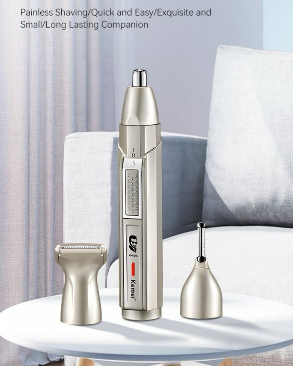 3 In 1 Nose Hair Trimmer | Portable Rechargeable Electric Nose Trimmer Nose Hair Shaver-KYAMSTORE