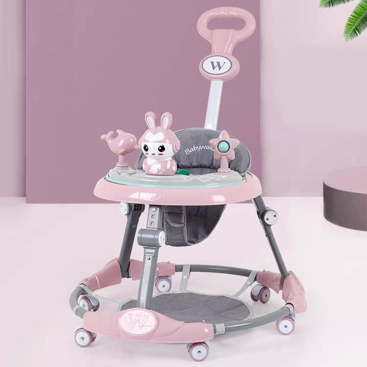 Baby Walker Multifunctional Anti-Rollover Anti-O Leg Can Sit Folding