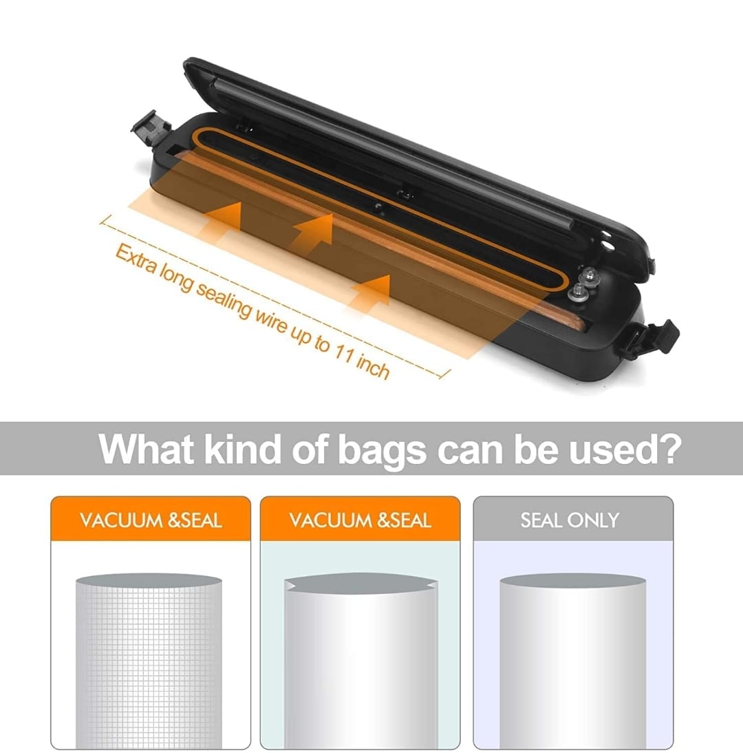 Single-touch Portable Food Saver Vacuum Sealer Machine