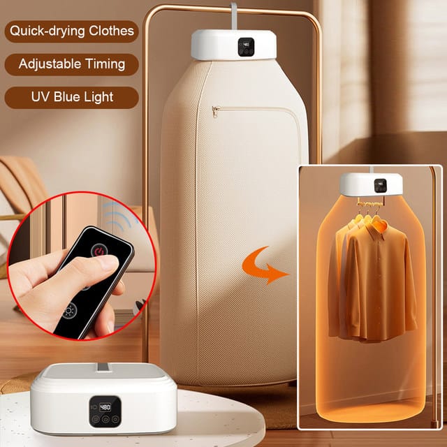 Portable Dryer, Portable Dryer Machine for Clothes Electric Clothes Drying