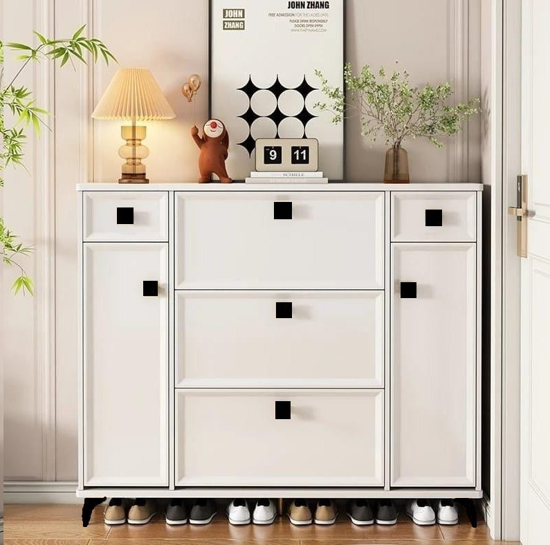 Shoe Cabinet Shoe Rack Narrow Hidden Organizer - Flip Door
