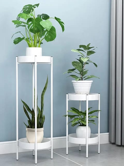 Plant Flower Display Stand, Wrought Iron Floor-Standing Flower Stand