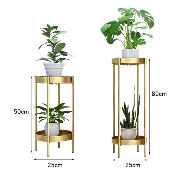 Plant Flower Display Stand, Wrought Iron Floor-Standing Flower Stand