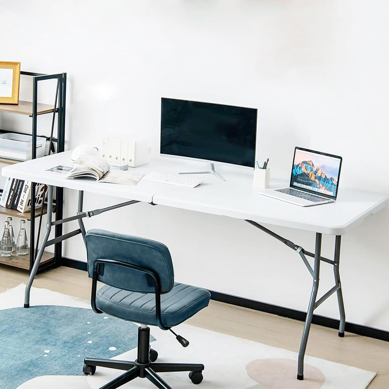 Folding Table 6ft - Plastic Outdoor Folding Dining Table