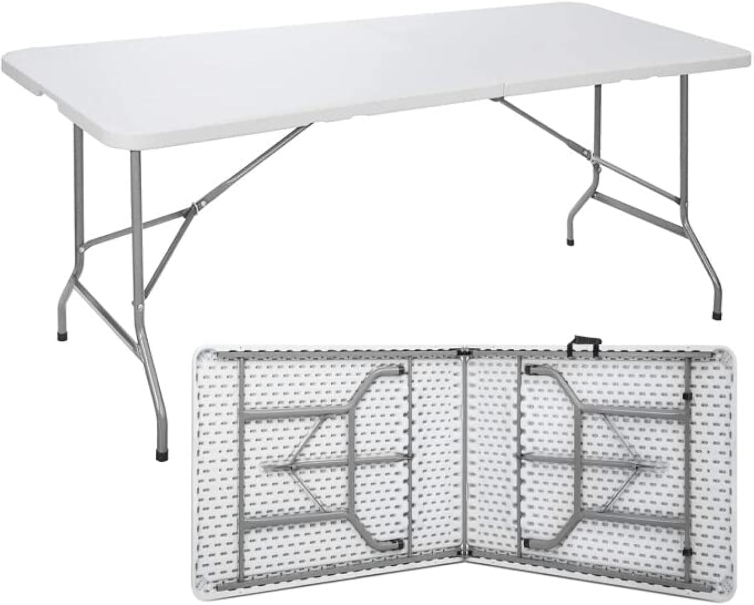 Folding Table 6ft - Plastic Outdoor Folding Dining Table