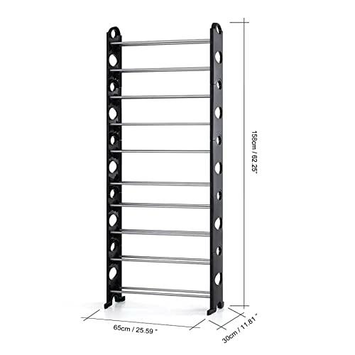 10 Tier Shoe Rack 30 Pair, Tier Free Standing