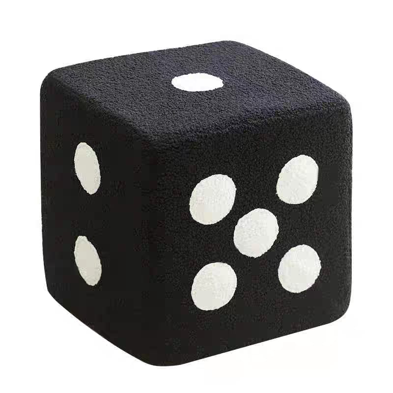 Dice Chair, Foot Rest Stool Dice Stool