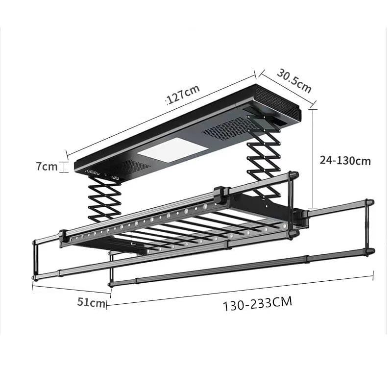 Airer Electric Ceiling Clothes Drying Rack