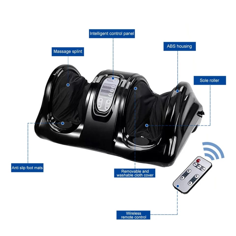 Bodycare Foot massager kneading and rolling leg calf ankle with remote