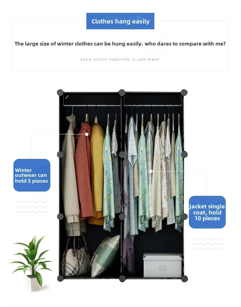 16 Cubes DIY Wardrobe Garment Storage Cube | Delivery: 2 to 3 business days | Limited stocks available | Hurry before Sold Out