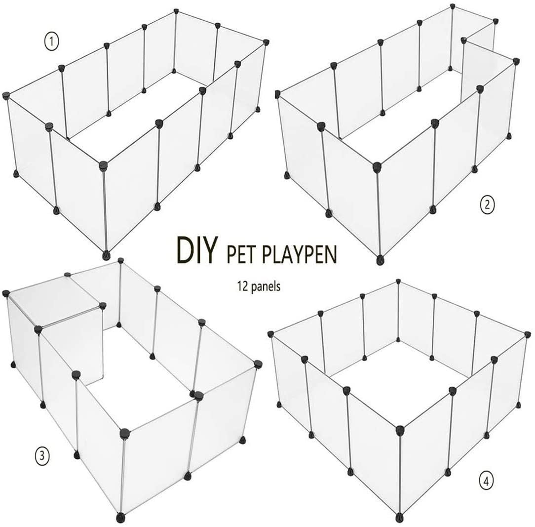 DIY Pet Playpen Adjustable Size and Height Plastic Yard Fence | Delivery: 2 to 3 business days | Limited stocks available | Hurry before Sold Out