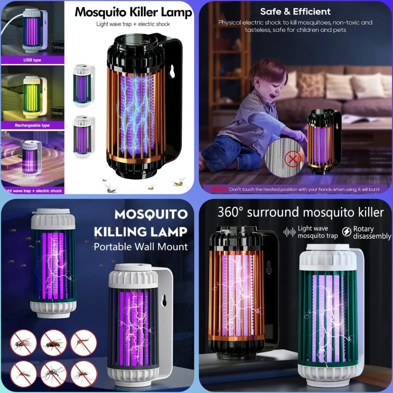 Portable Mosquito, Bug Killer Lamp | Delivery: 2 to 3 business days | Limited stocks available | Hurry before Sold Out