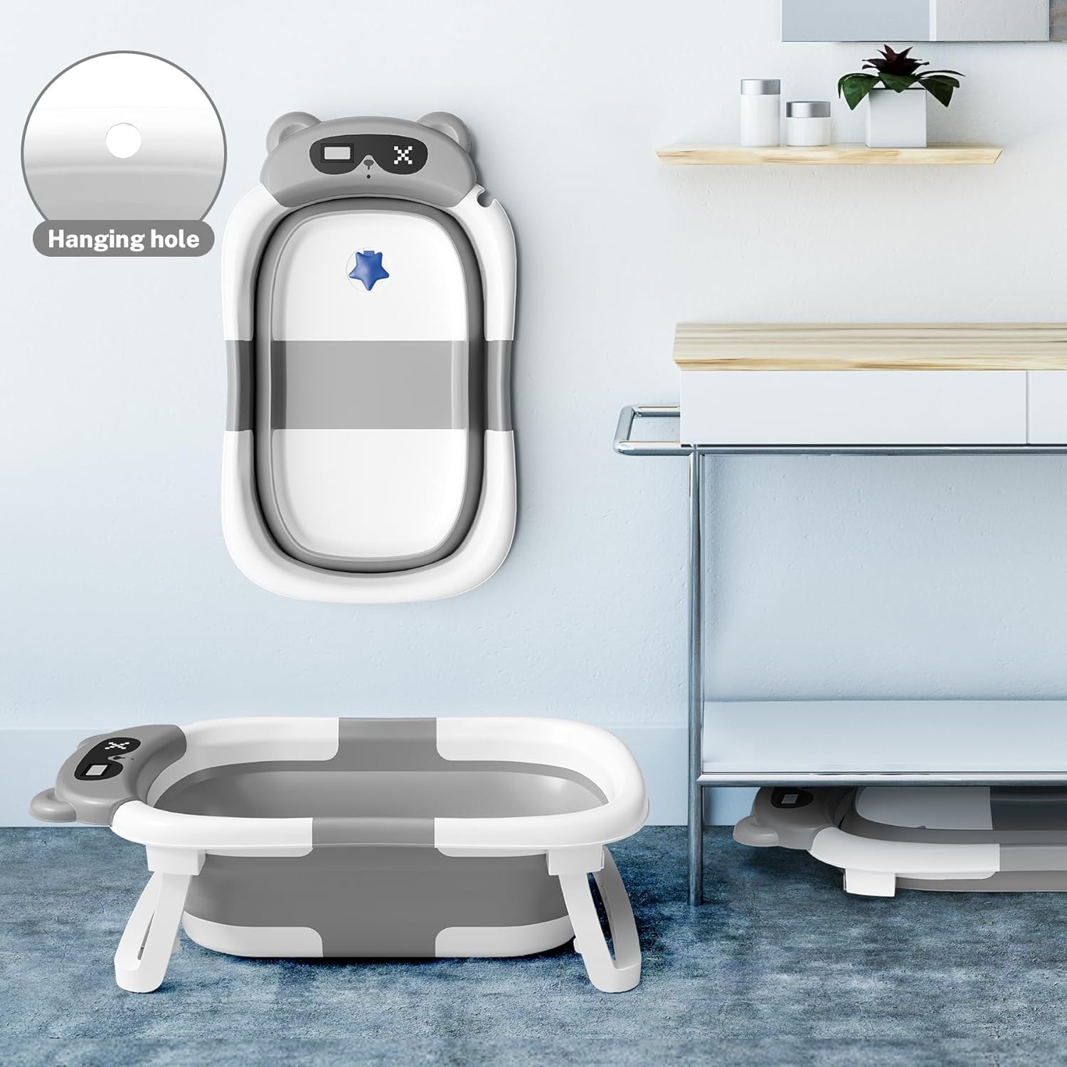 Foldable Baby Bath for Infants to Toddler | Delivery: 2 to 3 business days | Limited stocks available | Hurry before Sold Out