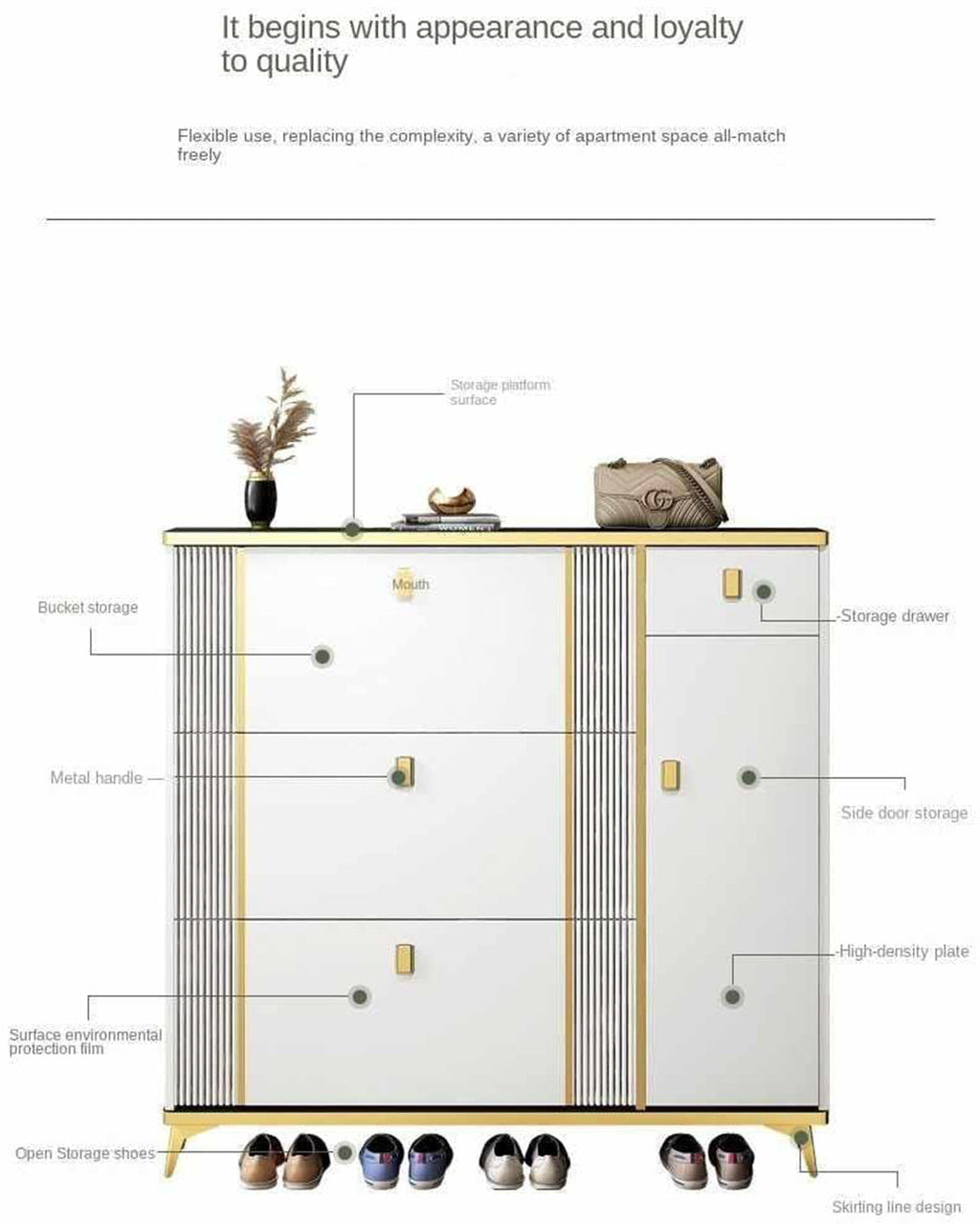 Modern Ultra Thin Shoe Cabinet | Delivery: 2 to 3 business days | Limited stocks available | Hurry before Sold Out