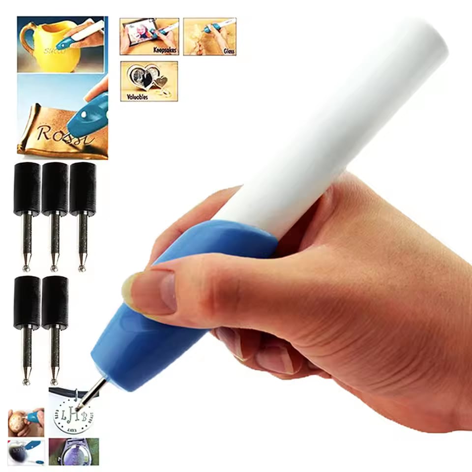 Engraving Pen Tool Name Writing Etching Pen Machine | Delivery: 2 to 3 business days | Limited stocks available