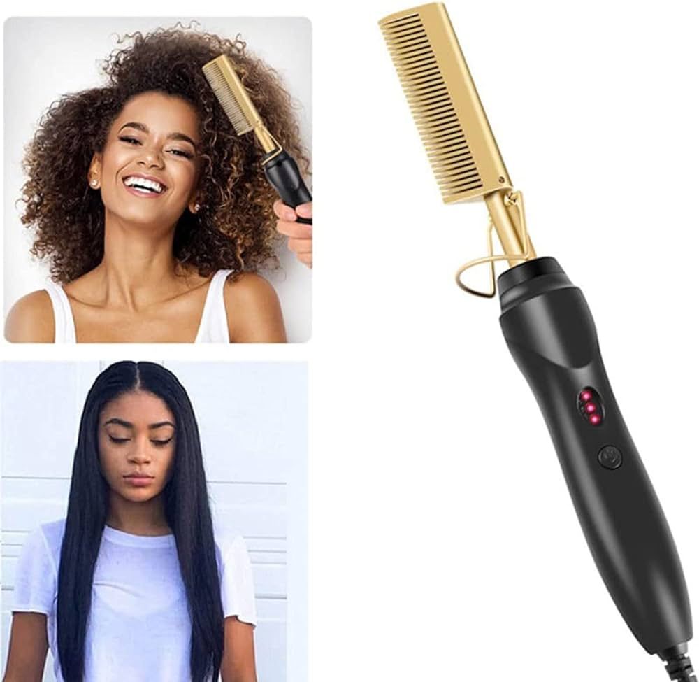 Hot Comb Hair Straightener | Delivery: 2 to 3 business days | Limited stocks available