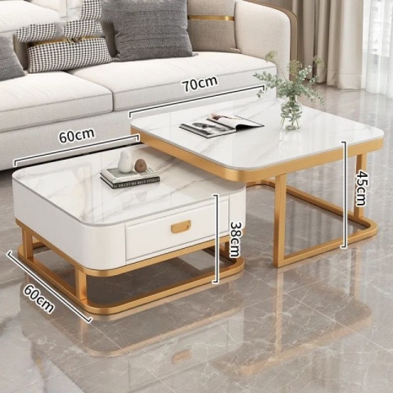 Luxury Sofa Center Table with Storage Drawer Perfect for Living Room | Limited stocks available