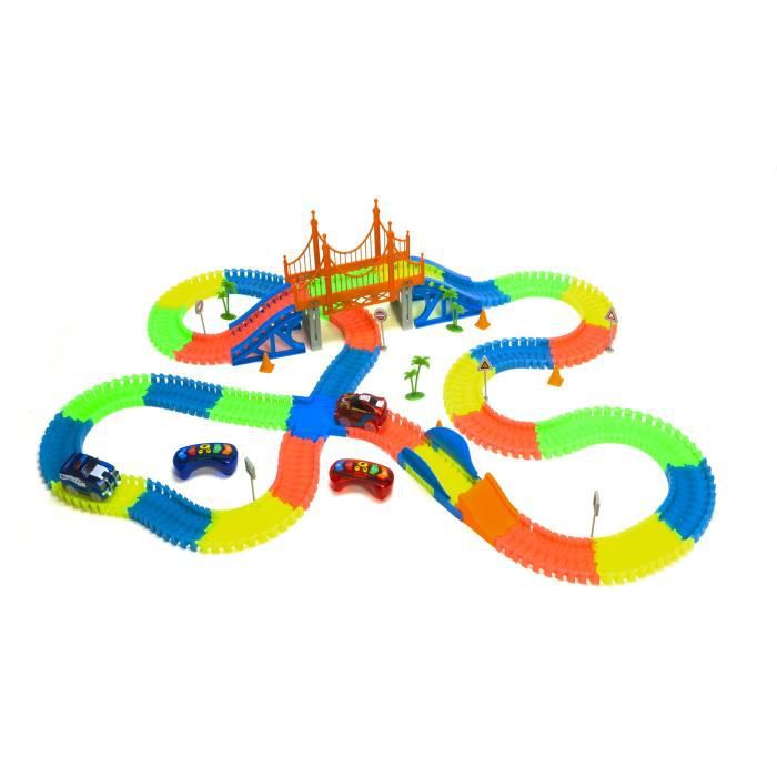 Glow Race Tracks Toy with 2 LED Light Race Cars | Limited stocks available