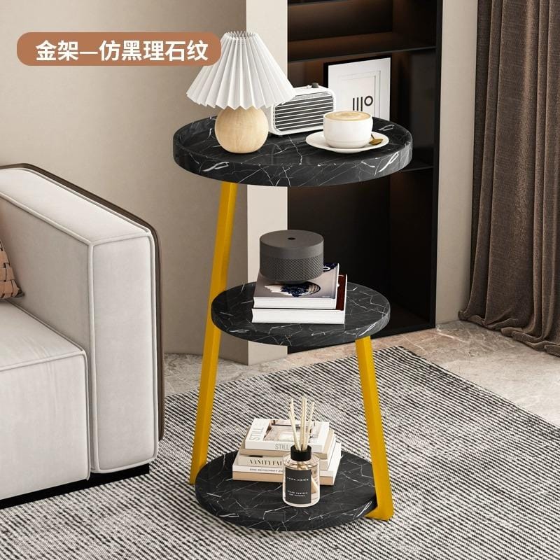 3-Tier Wooden Round Modern Side Table | Limited stocks available