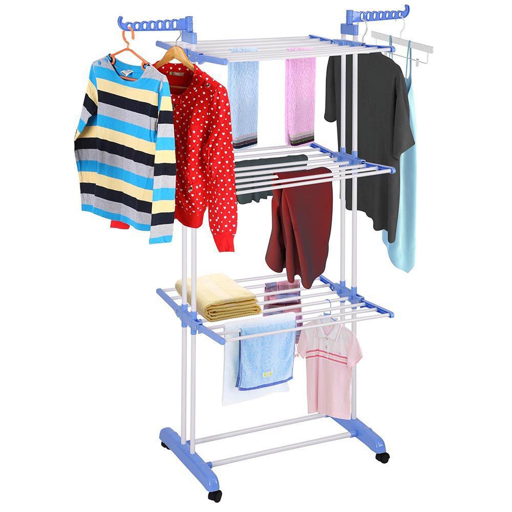 Cloth Drying Stand | Cloth Drying Stand for Balcony | Large Size Clothes Stand for Drying