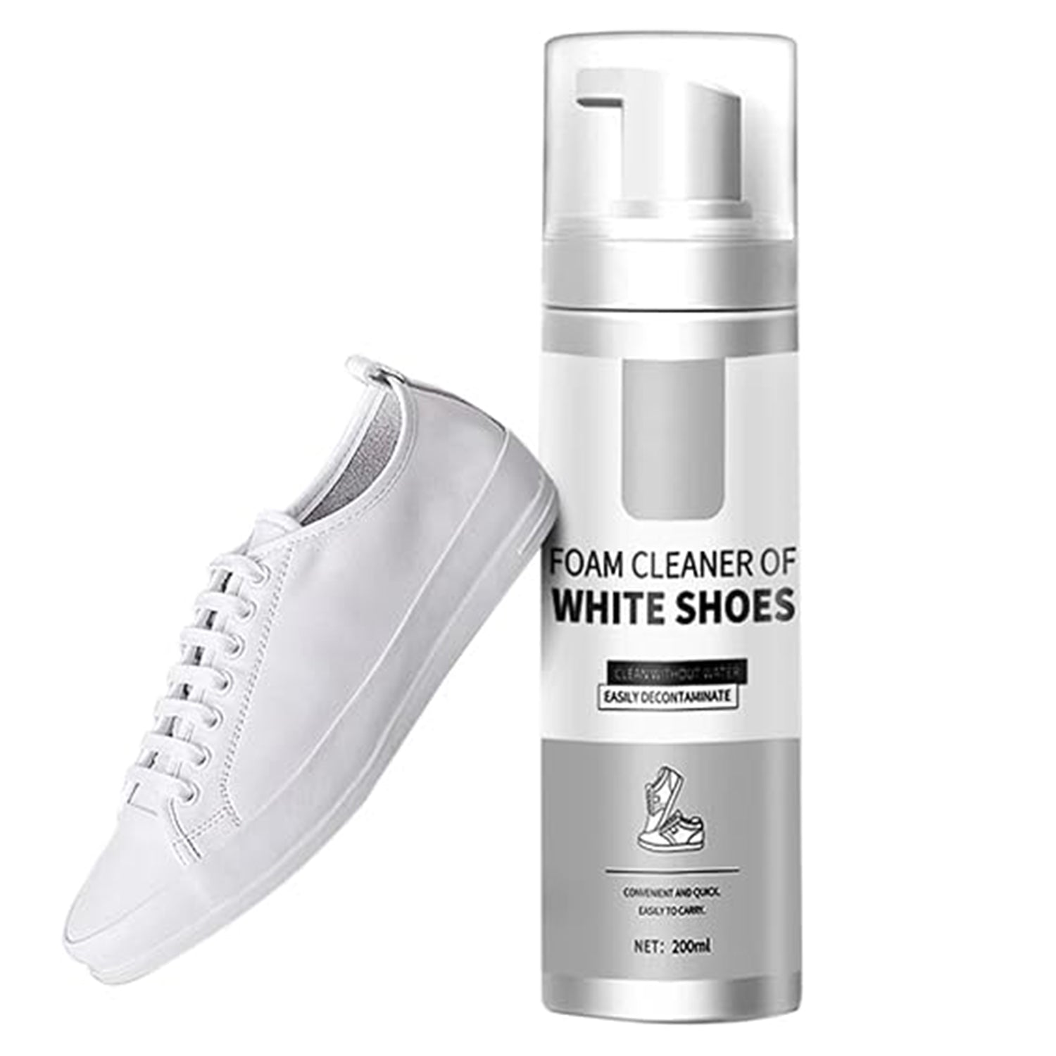 Natural Foaming Shoe Cleaner for Dirt & Stains-KYAMSTORE