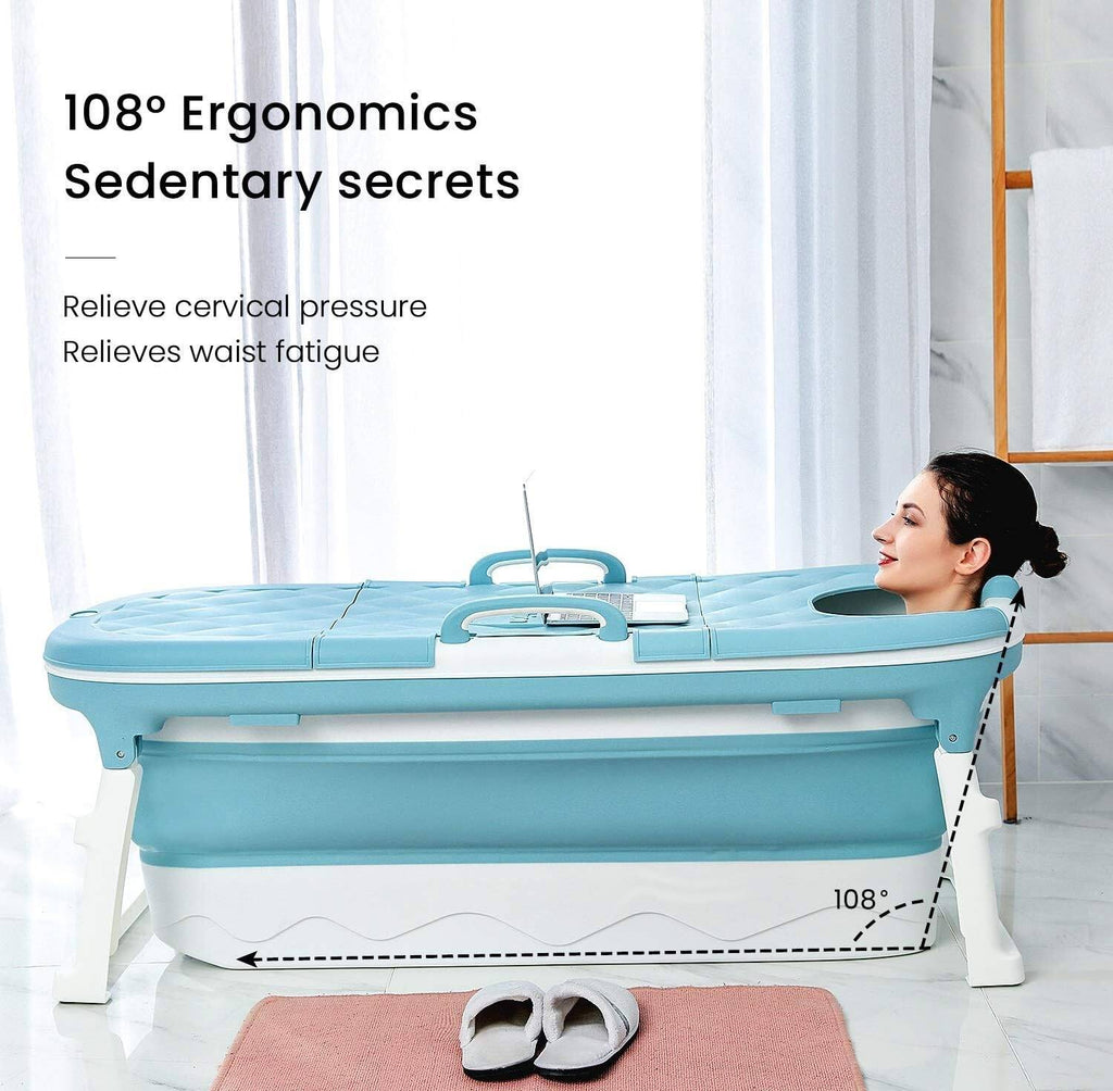 Portable Bathtub For Adults, Foldable Children Tub Household Bath Basin