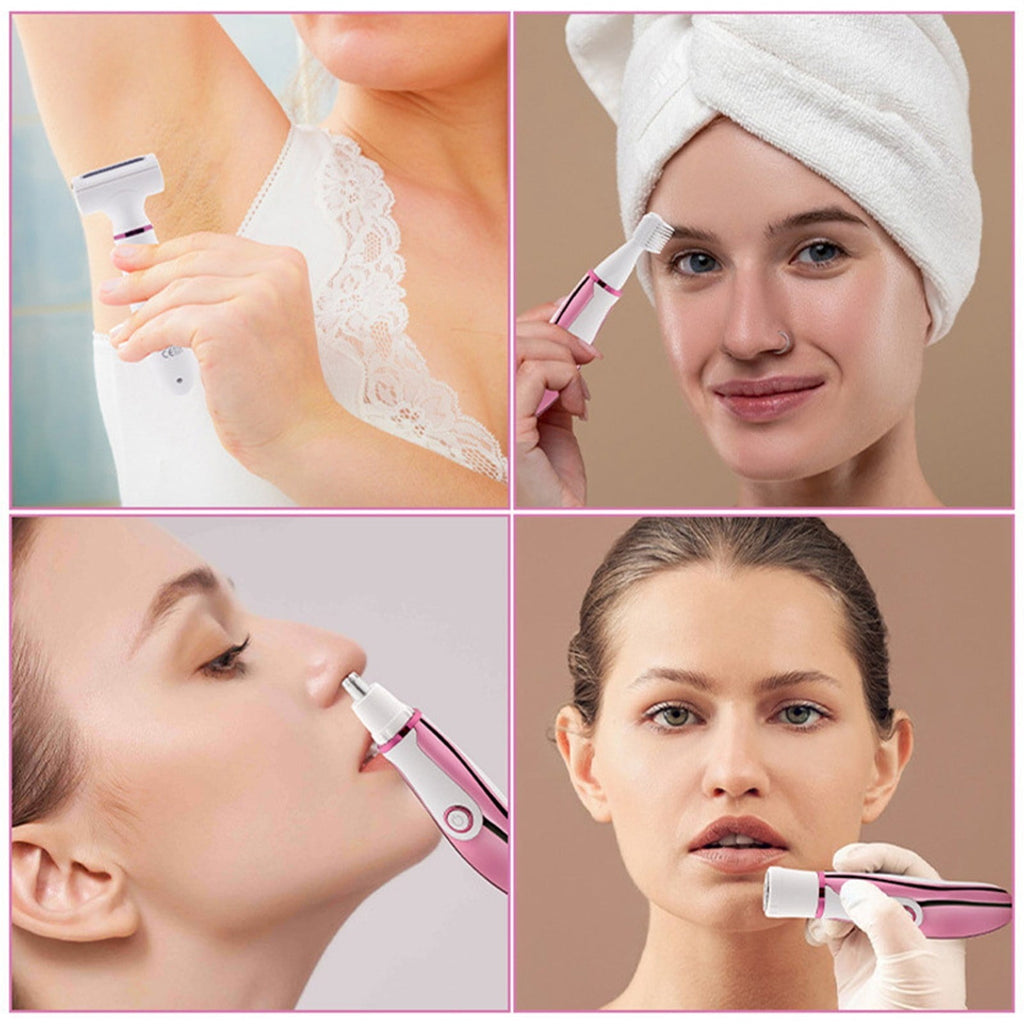 DALING 4-in-1 Lady's Grooming Set for Gentle and Precise Hair Removal-KYAMSTORE