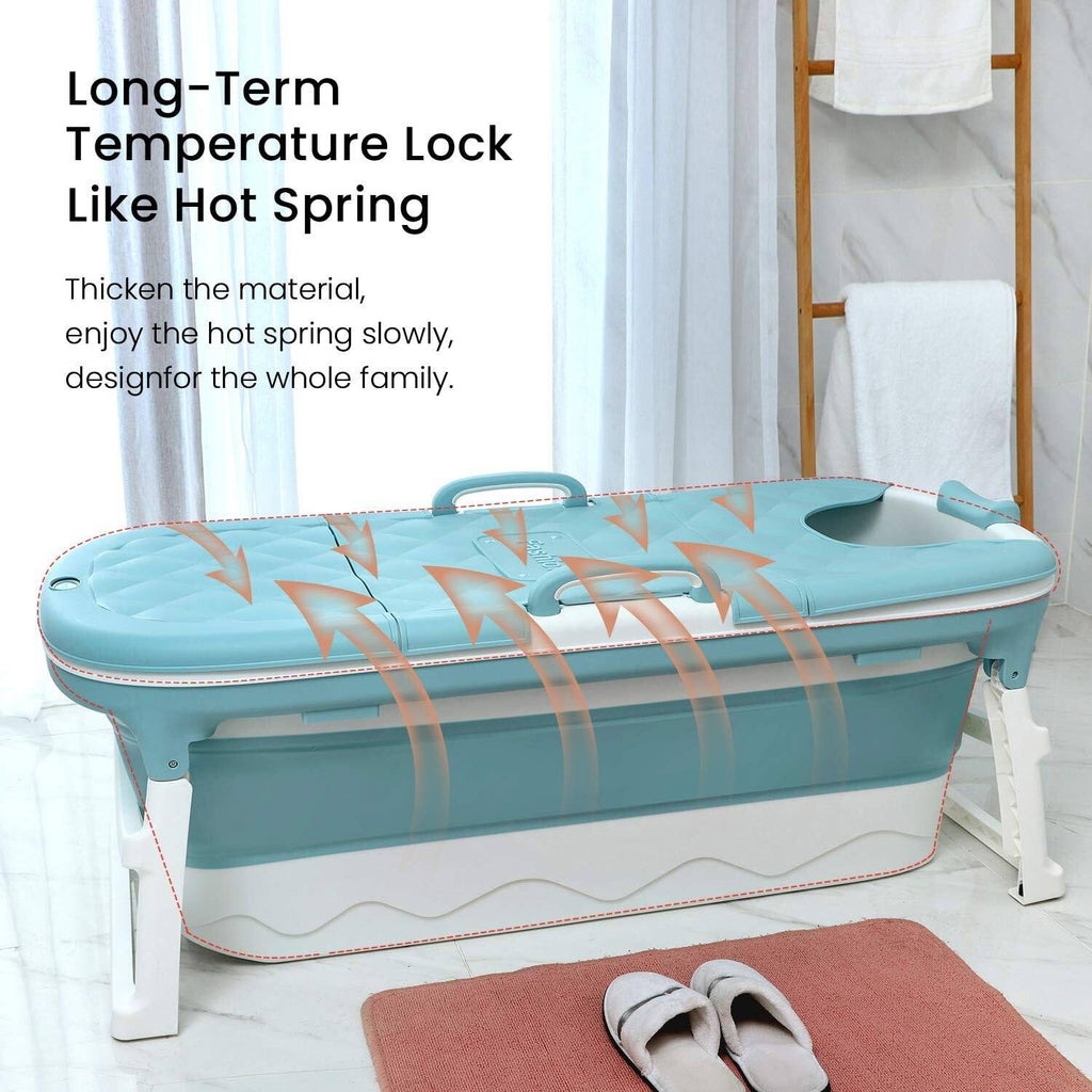 Portable Bathtub For Adults, Foldable Children Tub Household Bath Basin