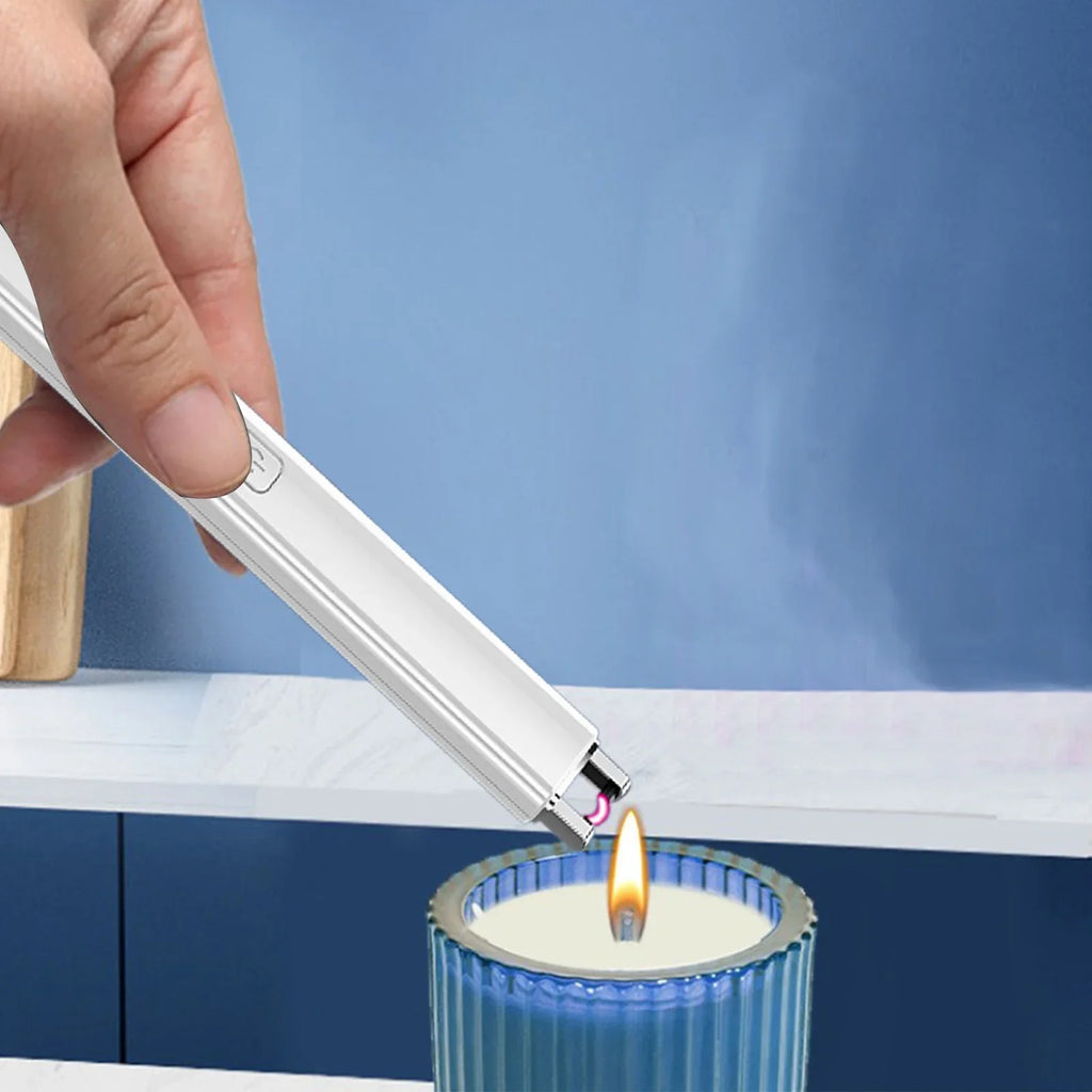Electronic Candle Lighter Windproof Flameless USB Rechargeable Lighter