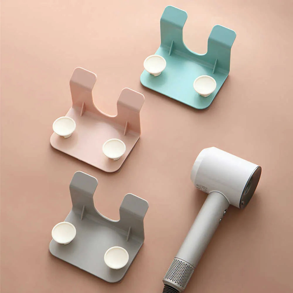 Hair Dryer Holder, Wall Mount, Organizer for Bathroom Accessories