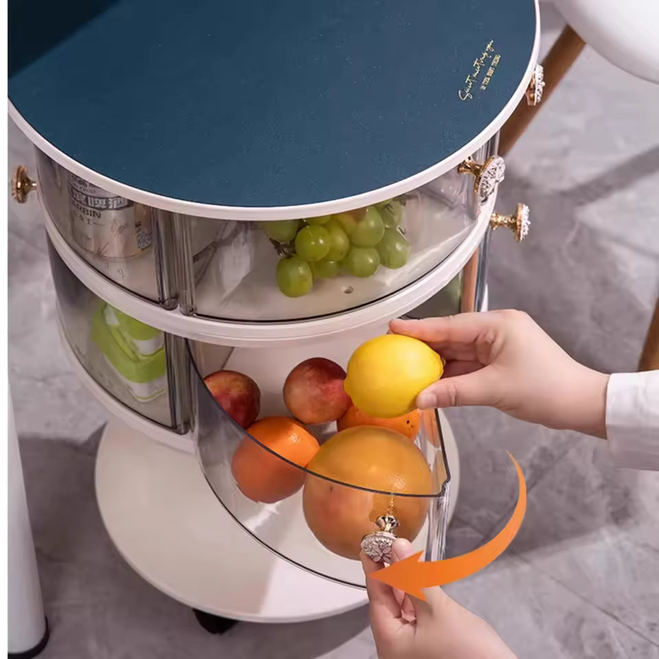 Snack Storage Cart, Living Room Multifunctional Storage